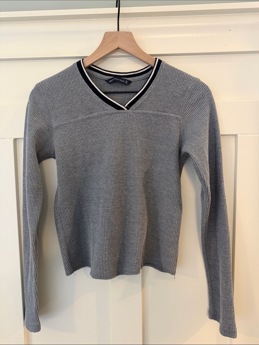 Abercrombie Varsity Long Sleeve Shirt